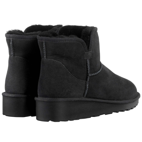 Kirkland Women's Winter Short Shearling Wedge Boot - Picture 2 of 4